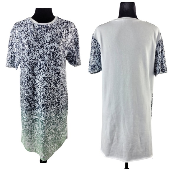 Zara Trafaluc Woman’s sequin embroidered mini dress size M - Picture 1 of 13